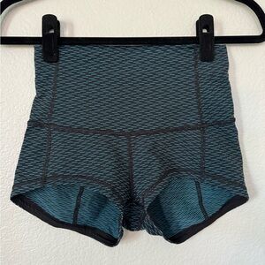 Lululemon High Rise Short Shorts in Black